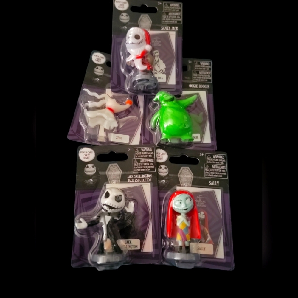 The Nightmare Before Christmas 30th Anniversary Micro Figures